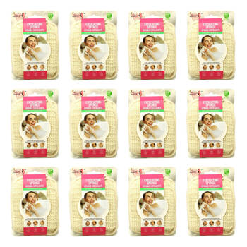 12PK Ideal Bath Exfoliating Sponge Body Scrub For Natural & Glowing Skin 12x12cm