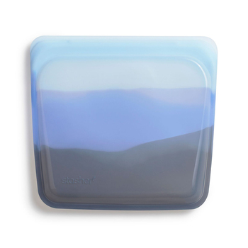 Stasher Silicone 828ml/19cm Reusable Sandwich Bag - Arctic