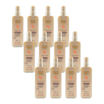 12PK Sugar Baby Good To-Glow 140ml Natural Face & Decolletage Self Tan Serum