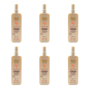 6PK Sugar Baby Good To-Glow 140ml Natural Face & Decolletage Self Tan Serum