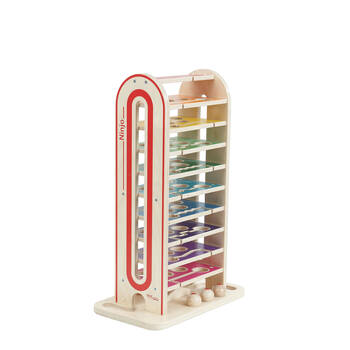 Spielwelle Ninjo Spiral Tower Magnetic Ball Race Board Game Kids/Children - 3y+