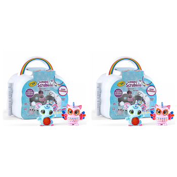 2PK Crayola Scribble Scrubbie Peculiar Pets Cloud Kids Toy Set 3y+