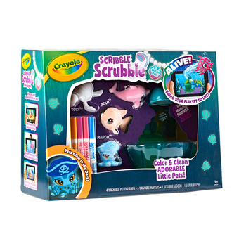 Crayola Scribble Scrubbie Glow Lagoon Kids/Childrens Art/Craft Set 3y+