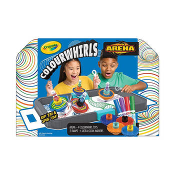 Crayola Colourwhirls Arena Spin Interactive Art Toy Kids 6y+