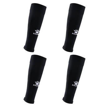 4PK Kelme Sport Footless Soccer Socks/Calf Sleeve Grip Sock Compatable Black