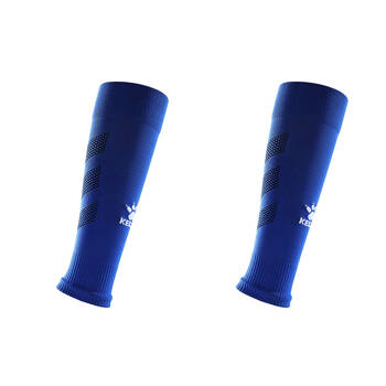 2PK Kelme Sport Footless Soccer Sock/Calf Sleeve Grip Sock Compatable Royal Sky Blue