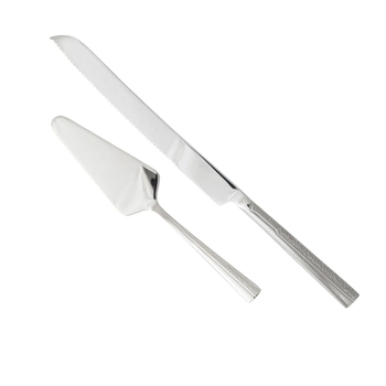 2pc The Original Splayd Cake Knife & Server Stainless Steel Set