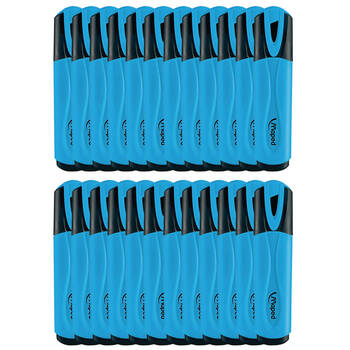 2x 12pc Maped Fluo Quality Neon Marker - Blue
