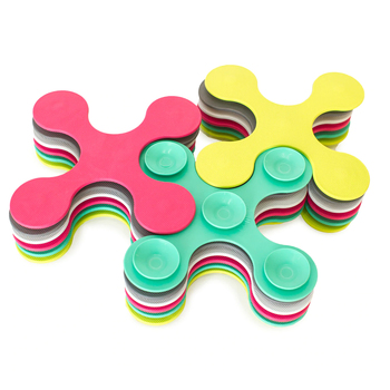 18pc Prince Lionheart Get A Grip On Bathtime Kids Bathmats