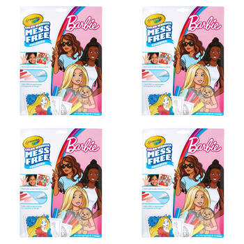 4PK Crayola Color Wonder Mess Free Colouring Pages Barbie Kids 3y+