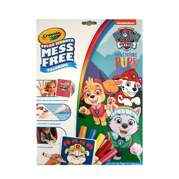 Crayola Colour Wonder Mess Free Colouring Pages w/ Marker Paw Patrol 3y+