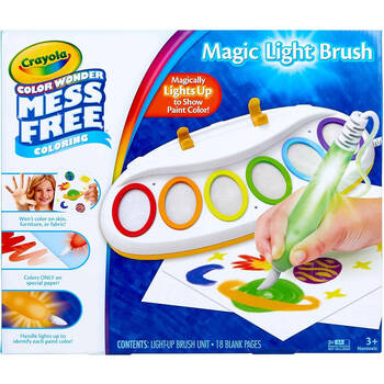 Crayola Color Wonder Plastic Magic Light Brush Set 3.0 Kids 3y+