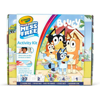 Crayola Color Wonder Colouring Activity Kit - Bluey 3+