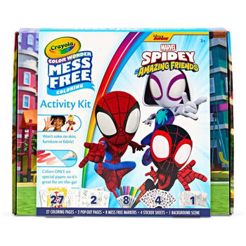Crayola Color Wonder Activity Kit - Spidey & Friends 3+
