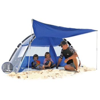 Land & Sea Sports Australia 213x133cm Deluxe Beach Pop-Up Zip Front Tent