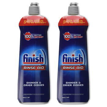 2x Finish 800ml Rinse Aid