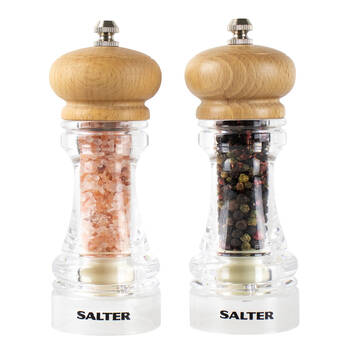 Salter Beech Wood Salt & Pepper Mills