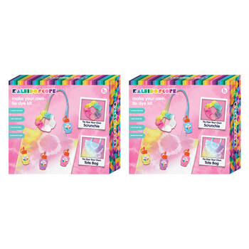 2PK Kaleidoscope Make Your Own Tie Dye Kit Kids/Children Art Craft Toy 5y+