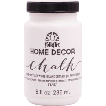 Plaid FolkArt 236ml Home Decor Chalk Acrylic Paint - Cottage White