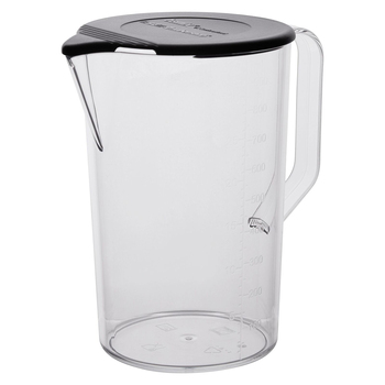 Bamix 16cm/1L Plastic Jug w/ Lid Kitchen Pitcher - Clear