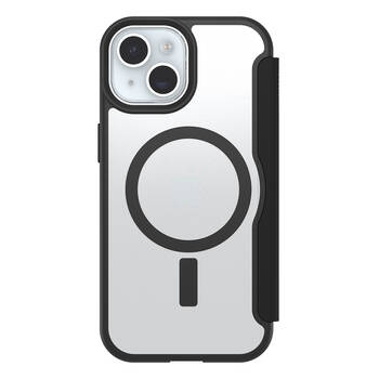 OtterBox React Folio MagSafe Case For iPhone 16e/15/14/13 - Black Crystal