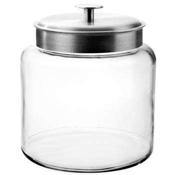 Anchor Hocking 25cm/5.7L Montana Glass Jar w/ Lid - Clear