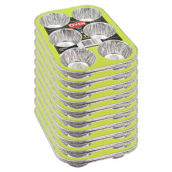 30pc Lemon & Lime Foil Muffin Tray