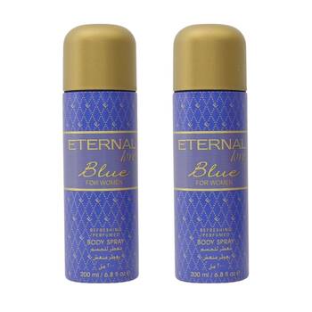 2PK Eternal Love Fragrance Body Spray Blue For Women 200ml