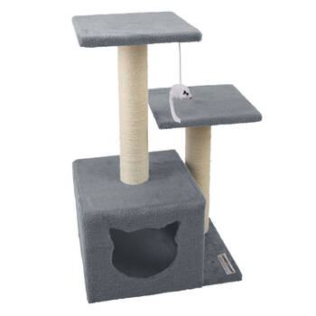 Paws & Claws Catsby Double Platform Hideaway Tower - Assorted Colour