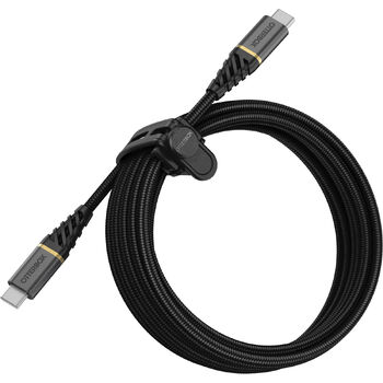 Otterbox 3m Rugged USB-C PD Cable For Samsung S22 Ultra - Glamour Black