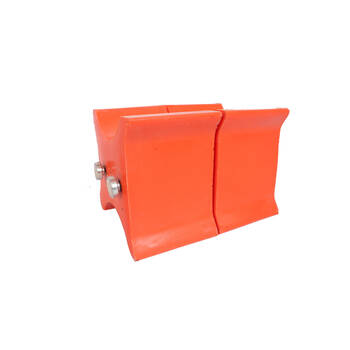 2pc AgBoss Equestrian Show Jumping Keyhole Jump Cup Inserts Orange