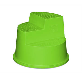AgBoss Mount Ease Three Step Horse Mounting Block 150kg Capacity Lime