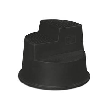 AgBoss Mount Ease Three Step Horse Mounting Block 150kg Capacity Black