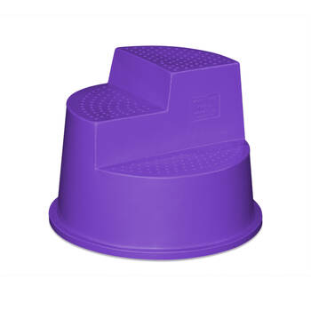 AgBoss Mount Ease Three Step Horse Mounting Block 150kg Capacity Purple