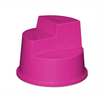 AgBoss Mount Ease Three Step Horse Mounting Block 150kg Capacity Pink