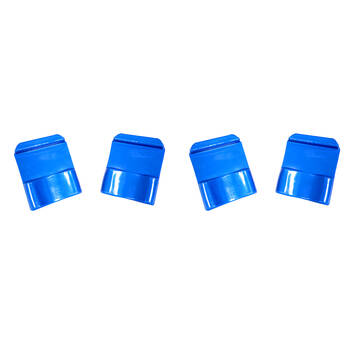 2x 2pc AgBoss Equestrian Show Jumping Tri Jump Cup Pole Holder Blue