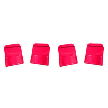 2x 2pc AgBoss Equestrian Show Jumping Tri Jump Cup Pole Holder Pink