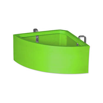 AgBoss Corner Shape Horse Stables and Paddock Fence Feeder 45L Lime