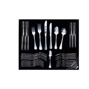 42pc Oneida Barcelona Stainless Steel Cutlery Set - Silver
