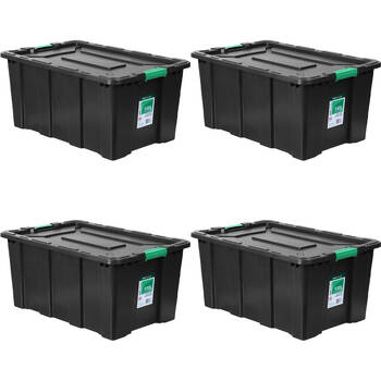 4PK Boxsweden Eco Storage Heavy Duty Box 100L 75.5X51X38.5cm