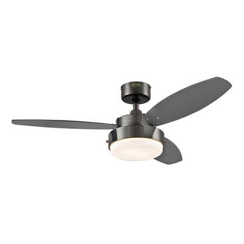 Westinghouse 107cm Alloy Ceiling Fan w/ LED Light - Gun Metal