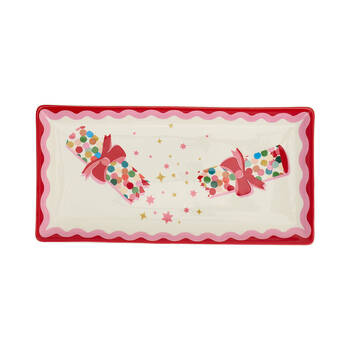 Annabel Trends Confetti Bon Bon Ceramic Plate 26x13cm Rectangle