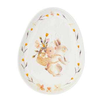 Annabel Trends Easter Ceramic Plate 16x21cm - Some Bunny Loves You