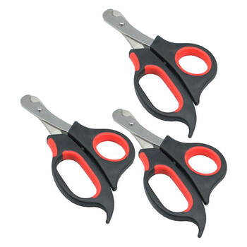 3PK Paws & Claws 13cm Grooming Nail Scissors