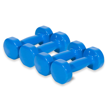 2PK Vinyl Dipped Weighted Dumbbell 2kg Home Gym Workout Set