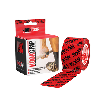 Rocktape HookGrip 5cmx5m Tape/Pre-Cut Strip Weightlifter Thumb Protection