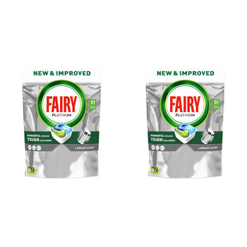 2PK 51pc Fairy All In 1 Dishwashing Cleaning Tablets 