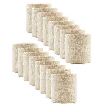 16pc Revolution Leukoband Lite Elastic Adhesive Bandage 7.5cmx3.5m White