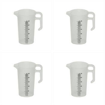 4PK AgBoss PourMaxx Chemical Resistant Industrial Measuring Jug 250ml