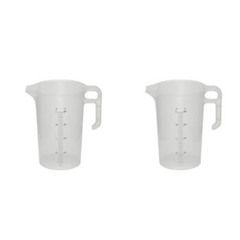 2PK AgBoss PourMaxx Chemical Resistant Industrial Measuring Jug 2L